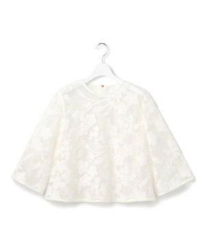  【GOLD LABEL】フロッキーエンブロイダリー ブラウス