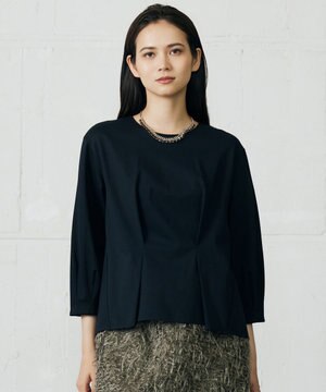  クリアコットンポンチタックジャージ カットソー