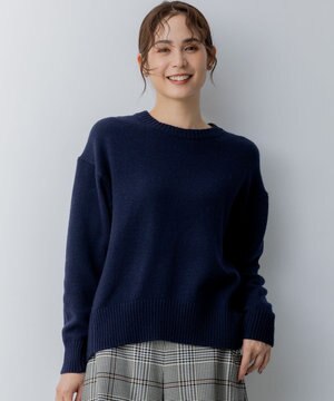 カシミヤブレンドバルキープルオーバー ニット