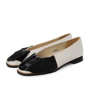  <D'ICI>ドレープモチーフフラットシューズ