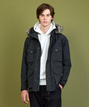  【撥水/ライナードッキング対応】スライバー カモフラージュコンビ パーカー