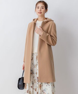  【2WAY・WEB限定】ショートビーバー フーディーロングコート