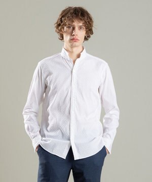  アロージャガードストレッチ ウイングカラーシャツ