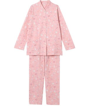 パジャマ 長袖 長ズボン 綿混(本体) あったか レディース EP6015 ウイング／ワコール