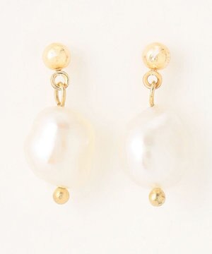  ラウンドパールピアス（両耳用）