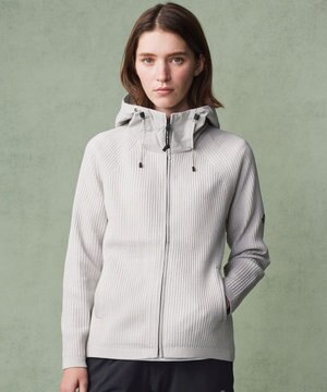  【軽さ/ストレッチ】 CORDURA COTTON アウトドアニットパーカー