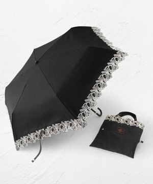  【晴雨兼用】DANCING RIBBON UMBRELLA 折り畳み傘 収納バッグ付き