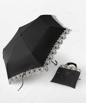 【晴雨兼用】DANCING RIBBON UMBRELLA 折り畳み傘 収納バッグ付き