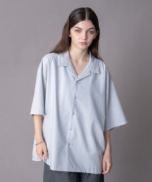  【ユニセックス着用ITEM/SMLサイズ展開】 TRオープンカラーシャツ（SS）
