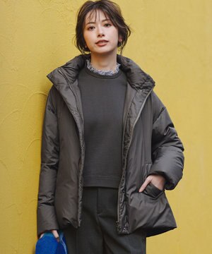  【WEB&一部店舗限定】ステッチレス フーデット ダウン