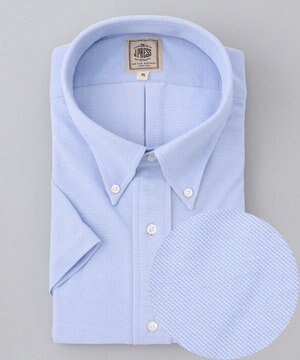  【KING SIZE】【J.PRESS OXFORD JERSEY】カノコインレイ パッチポケットシャツ / B.D.