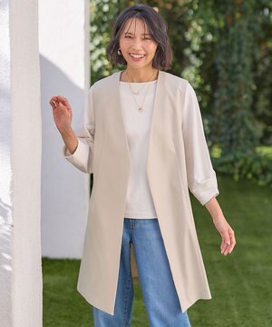 【ストレッチ/セットアップ可】イージィケアストレッチジレ