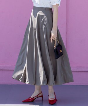  【洗える】バルーン スカート