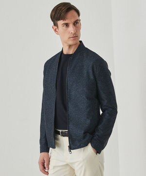 新素材【洗える/シワになりにくい/ストレッチ】カラミプリント MA-１ブルゾン