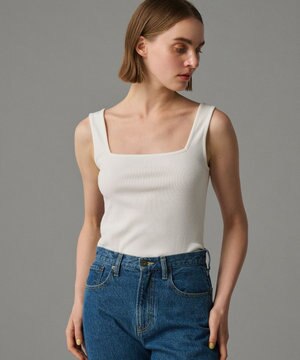 リブ 2WAYタンクトップ（uncrave STANDARD）