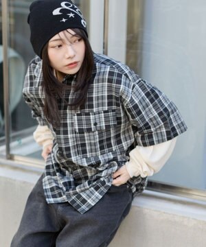  【ユニセックス着用ITEM】アンサンブルチェックシャツ（LS）