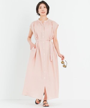 【一部店舗限定】LIBECO シャツ ワンピース