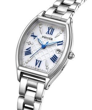  【トノー型 ソーラーテック電波時計】大人可愛い 樽型ウオッチ KS4-014-11