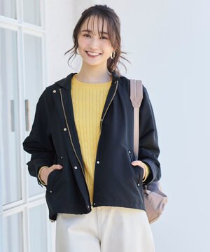  【撥水・UVカット・花粉ガード】2WAYラグランフーディ ブルゾン