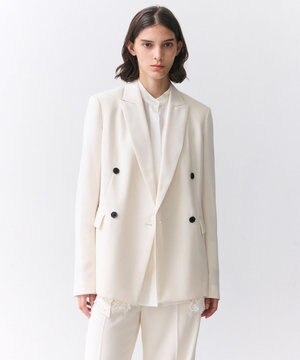  【セットアップ対応】SPHENE / ダブルブレストピークドラペルジャケット