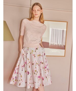 【洗える・消臭】BLOOMING SPRING TIME スカート