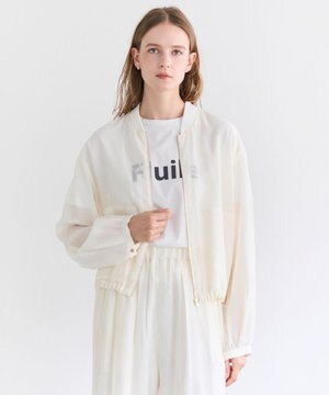  SERAPHIN / ライトシアーギャザー ブルゾン