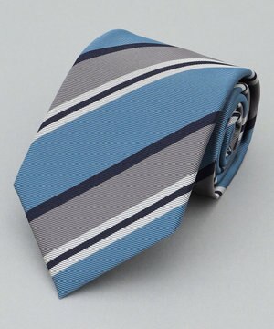  日本縫製/オリジナル柄【Fermo Fossati】ネクタイ_レジメンタル