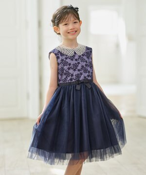  【150-160㎝】ブルーミングフラワー ドレス