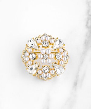  CLOVER BIJOUX BROOCH NECKLACE 2WAY ブローチネックレス