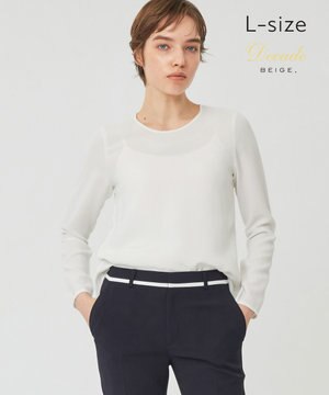  【L-size・定番】SHELBY / ロングスリーブブラウス