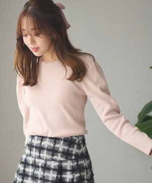  【洗える】パワショル ニットプルオーバー