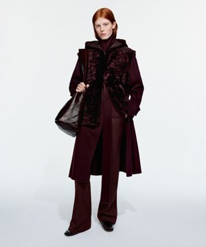  ダブルフェイスカシミヤ　ロングコート