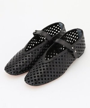  【一部店舗限定】HENRI EN VARGO / MATHILDE パンチングレザーメリージェーン