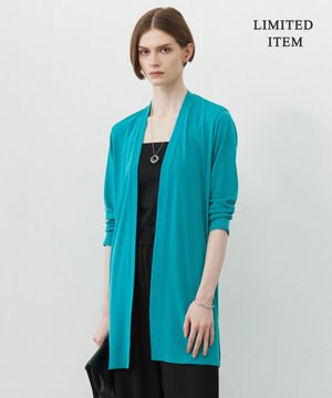  【WEB限定・接触冷感・洗える】PINION ロングカーディガン