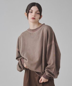  【ユニセックス着用ITEM】バルーンクロップドプルオーバー