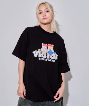  【ユニセックス着用ITEM/MLサイズ展開】別注VISIONベアグラフィックT（SS）