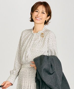  【17号サイズまで展開・カタログ掲載・セットアップ対応】ライトサテン ブラウス