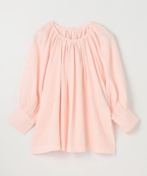 ヨーロピアンリネンギャザーブラウス