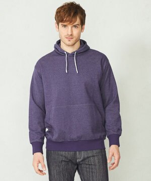  【SPACE／UNISEX】オーガニックコットン使用 ヴィンテージインレー パーカー