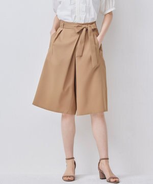  【WEB限定】オシャクロスキュロットパンツ