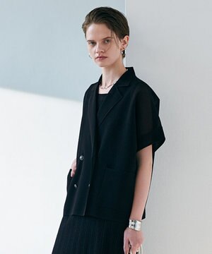  【CLASSY.掲載・30th ANNIVERSARY】シアーライトリュクス ニットジャケット