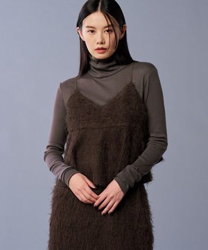 【手洗い可】フリンジ ジャガード ビスチェ（uncrave STANDARD）