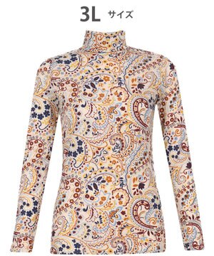  あったかTシャツ あったかインナー アウターとしても利用可 保温性 ハイネック 10分袖 長袖 レディース CLD726 /ワコール