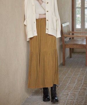  【SLOW/一部店舗限定】タイニースタープリント スカート