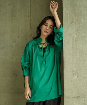 【ANSWER for ヘルシーカジュアル】2WAYネックシャツ