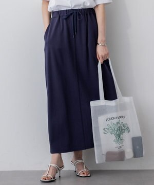  【SLOW/WEB限定】ラスティックテリー ナロー スカート