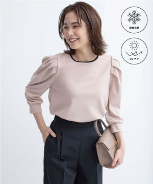 ライトアムンゼンジャージーバックリボン トップス