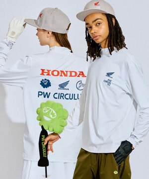  〈Hondaコラボ〉【UNISEX】 モックネックT ゴルフ