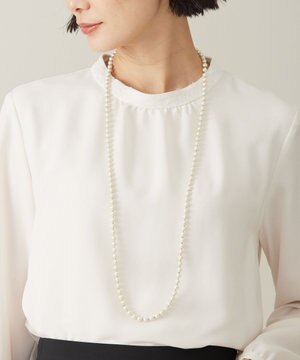  【2way】ロングパール ネックレス