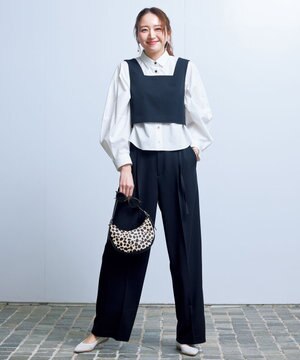  イージーチノ ベルト付きパンツ